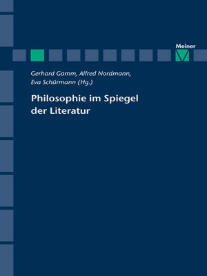 cover image of Philosophie im Spiegel der Literatur